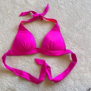 Pink bathing suit top